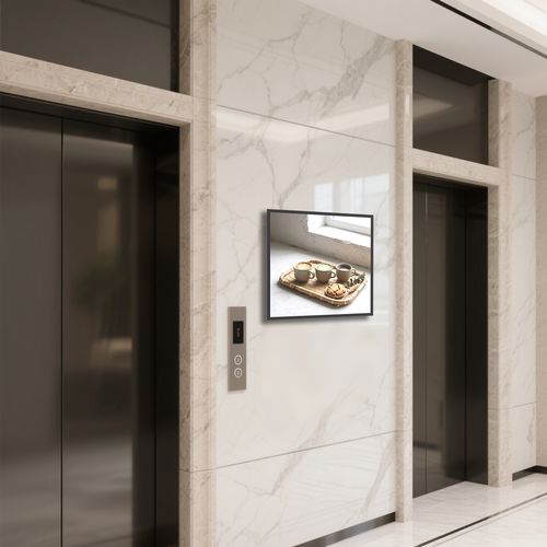 最新の企業 ソリューションについて FIONEXX スクエア LCD 広告ディスプレイ