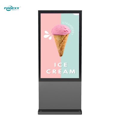よい価格 65' デジタルサイン表示 デジタルトーテムディスプレイ 3840*2160 床に設置 オンライン