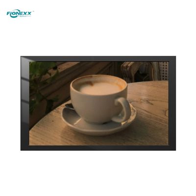 よい価格 65インチ 黒い窓 扇風機なし 壁掛けデジタルサイネージ 屋外広告 オンライン