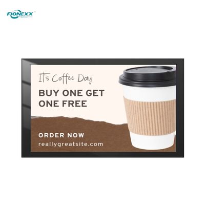 よい価格 アルミ 32インチ 黒 窓 デジタル シグネージ 屋外 LCD 広告ディスプレイ オンライン