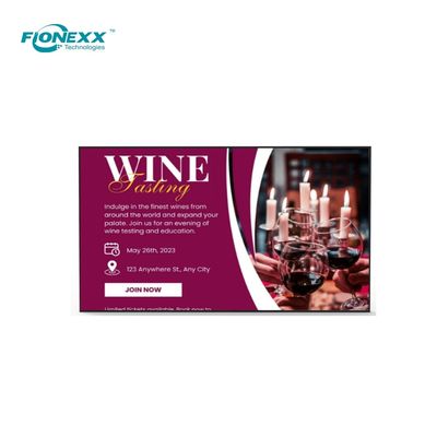 よい価格 49インチ 1080P ウィンドウシングルサイドシグネージ 2000ニット 高明るさ 黒 オンライン