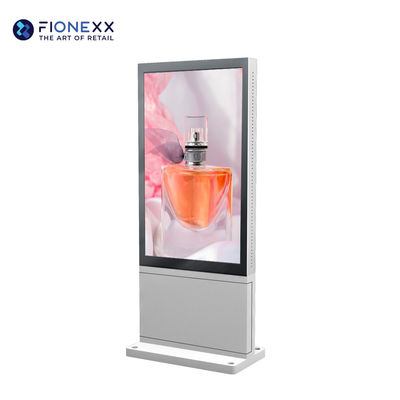 よい価格 55インチ 2500Nits 扇風機のない屋外トーテムシグネージ LCDディスプレイ オンライン