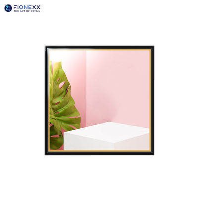 よい価格 22インチスクエアLCDディスプレイ 鏡ガラス 黒金枠 デジタルサイネージ オンライン