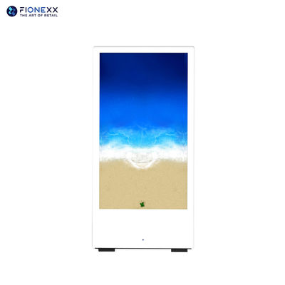 よい価格 2000nits 亮度 デジタルLCDキオスク 携帯バッテリー IP65 防水WiFiとブルートゥース接続 オンライン