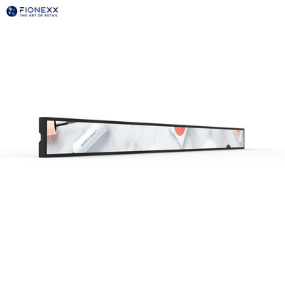 よい価格 Android ソリューション ストレッチされたLCD画面 400nits 明るさ 37.8 インチ 棚端ディスプレイ オンライン