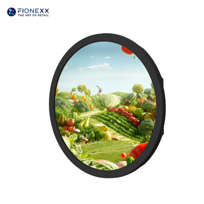 よい価格 15.7インチ円形デジタルサイネージ 700nits Android OSのLCDディスプレイ オンライン