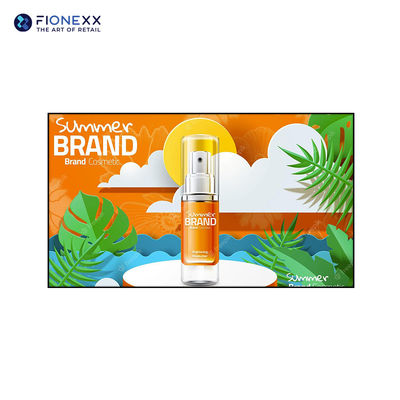 よい価格 8mm Bezel QLED モニター アンドロイド LCD デジタルサイン表示 キオスク 4K ビデオ 壁掛け広告 オンライン