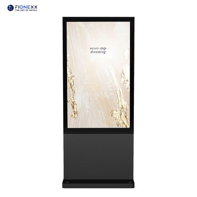 よい価格 49インチ 黒色 Android 屋外ファンレス 縦型デジタルサイネージ 屋外広告ディスプレイ画面 オンライン