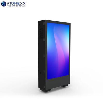 よい価格 バス停 75インチ 床立デジタルサイン 双面デジタルディスプレイ IP65 オンライン