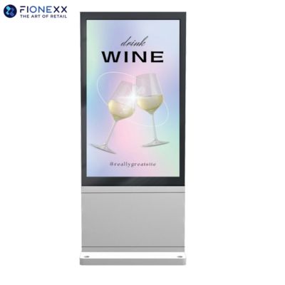 よい価格 49インチ シルバー AD ボード 扇風機なし 垂直デジタル トーテム オンライン