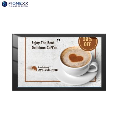 よい価格 86インチ 黒い窓 扇風機なし 壁掛けデジタルシグネージ オンライン