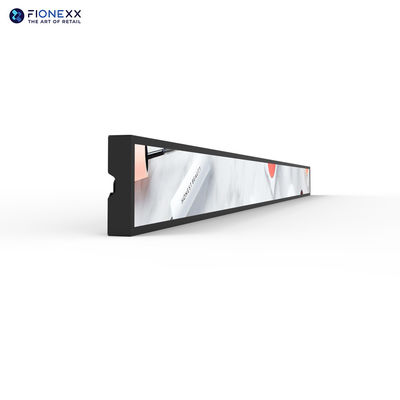 Android ソリューション ストレッチバー LCD モニター パーソナライズされた小売店の棚端広告