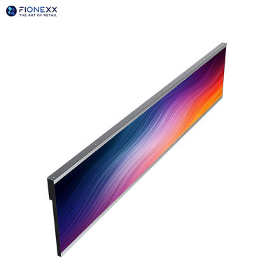 よい価格 シェルフ エッジ LCD ディスプレイ スクリーン スーパーマーケット スクリーン ストレッチ LCD バー ディスプレイ シェルフ エッジ カスタム ストライプ スクリーン オンライン