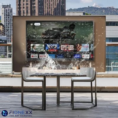 アウトドア スマートテレビ 天気防護 グーグルテレビ 4K 高明るさ 温度耐性 IP55 防水テレビ