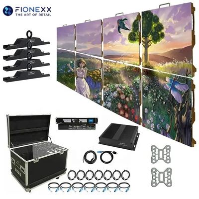 よい価格 小売および広告向けのシームレスな統合屋内フルカラーLEDディスプレイ 鮮やかな明るさと簡単な設置 オンライン