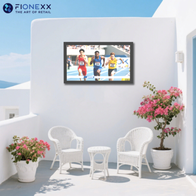 防水QLEDテレビ フルサン 2000nit 3500nits 4kテレビ HD 全金属ハウジング IP65 IP66 屋外テレビ リモコン付き